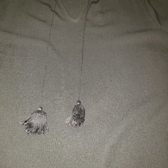 TACERA Black Sheer fully lined dress/tunic - Picture 5 of 5